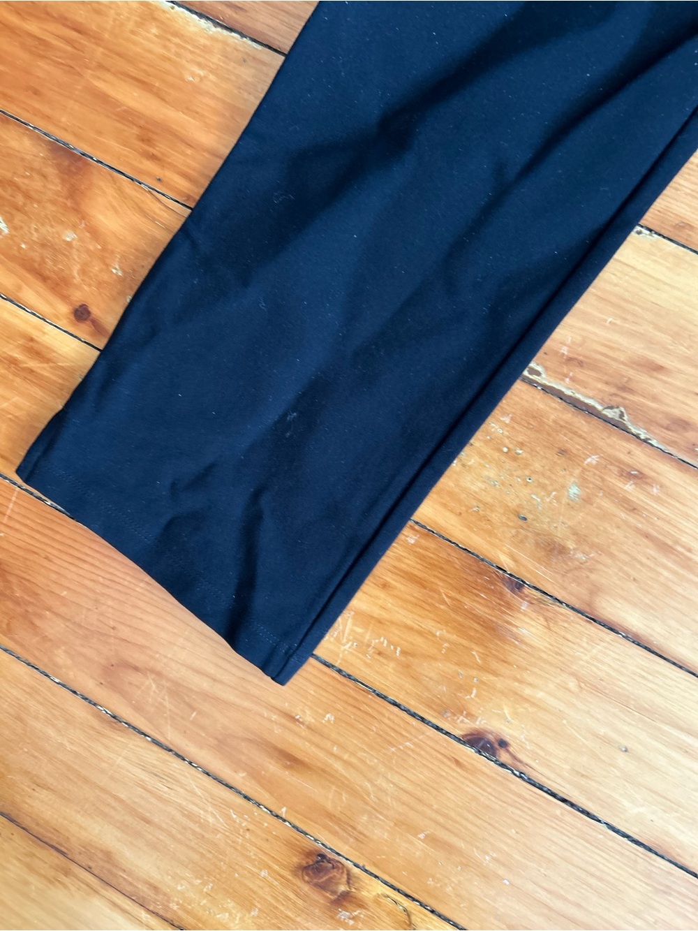 ☀️3/$25 Quince Kick Flare Ponte Pants medium black - Picture 3 of 8